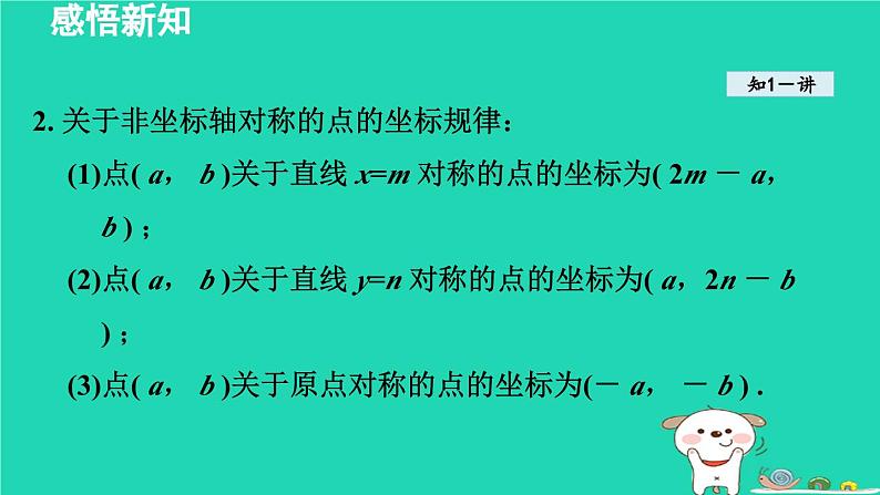 2024八年级数学下册第3章图形与坐标3.3轴对称和平移的坐标表示课件新版湘教版04