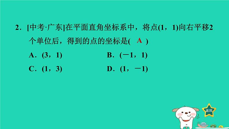 2024八年级数学下册第3章图形与坐标期末提练习题课件新版湘教版第6页