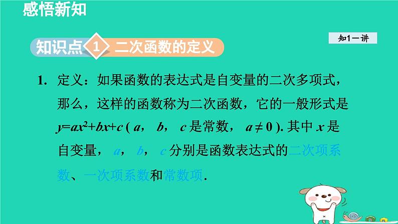 2024九年级数学下册第1章二次函数1.1二次函数课件新版湘教版第3页