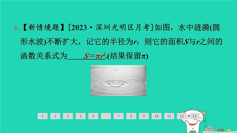 2024九年级数学下册第1章二次函数1.1二次函数习题课件新版湘教版第8页