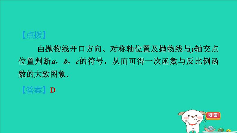 2024九年级数学下册第1章二次函数集训课堂练素养2.二次函数的图象与性质的九种常见类型习题课件新版湘教版第3页