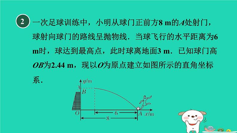 2024九年级数学下册第1章二次函数集训课堂练素养用二次函数解实际应用问题的五种常见类型习题课件新版湘教版第7页