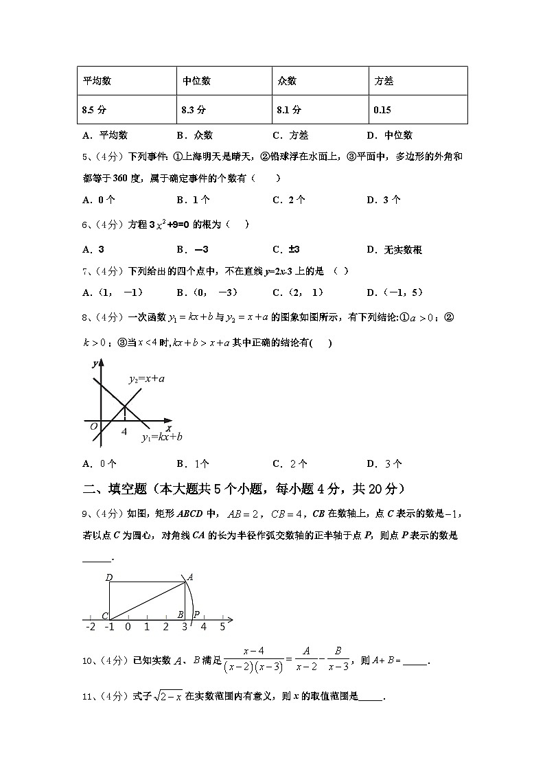 广东省深圳市莲花中学2025届九上数学开学综合测试模拟试题【含答案】02