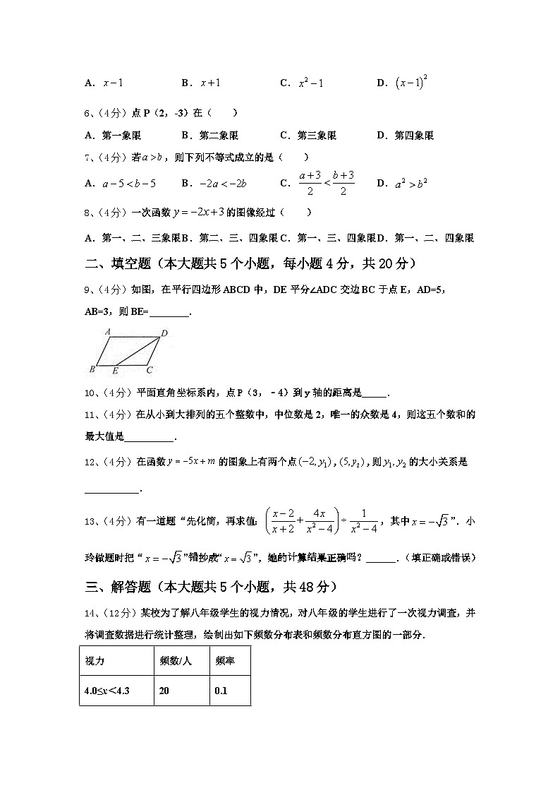 广西壮族自治区梧州市岑溪市2024-2025学年数学九年级第一学期开学教学质量检测模拟试题【含答案】02