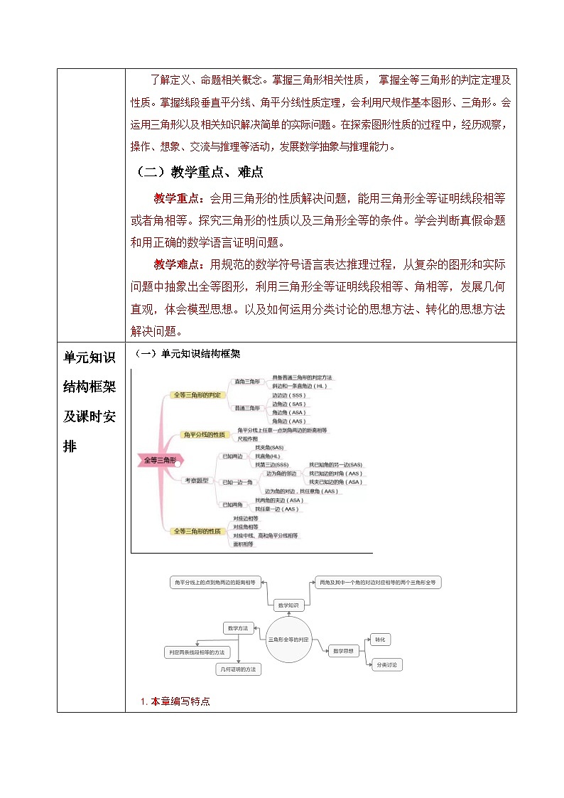 浙教版数学八上第1章 《三角形的初步认识 》单元整理分析教案第2页