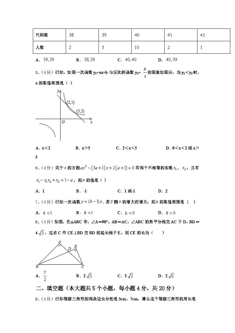 河北省唐山市二中学2024年九年级数学第一学期开学质量检测试题【含答案】第2页