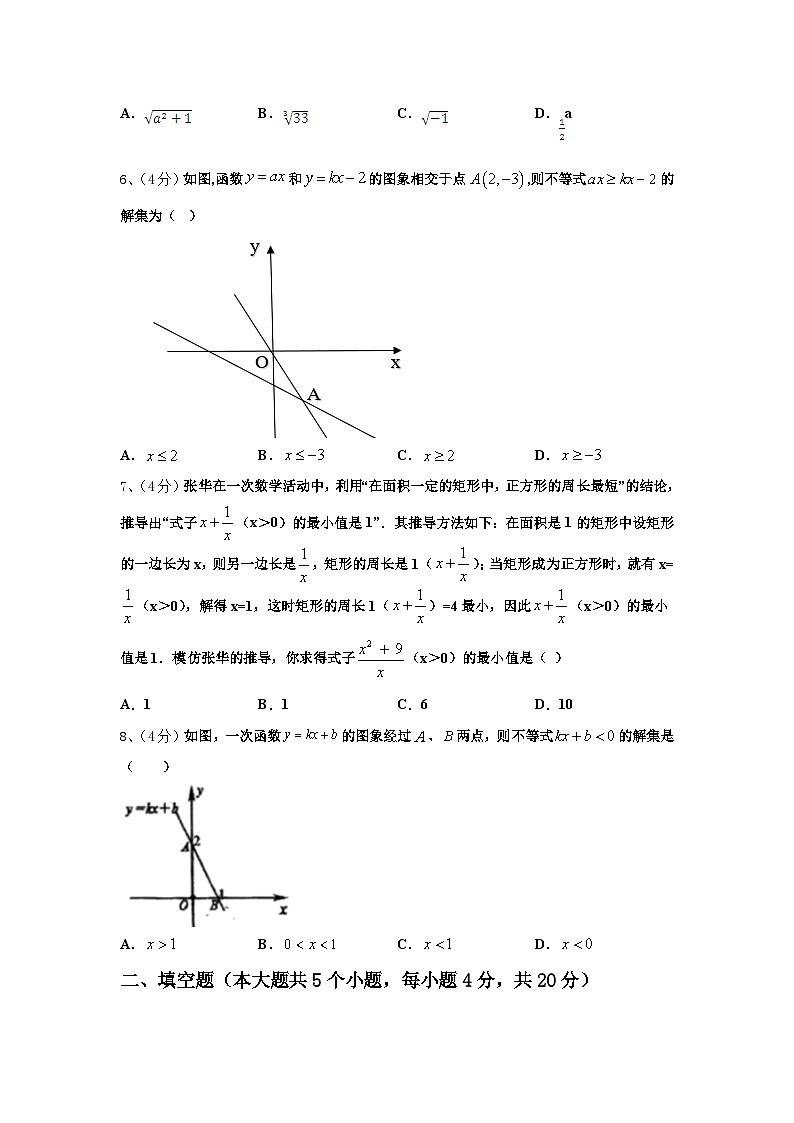 河南省洛阳市东方二中学2024年数学九年级第一学期开学考试模拟试题【含答案】02