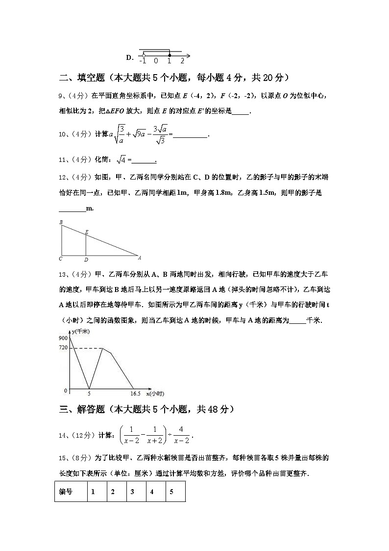 河南省新乡市2024-2025学年数学九上开学统考模拟试题【含答案】03