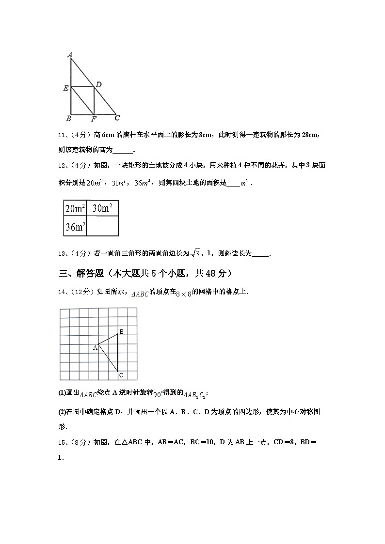 湖北省部分地区2024年九上数学开学综合测试模拟试题【含答案】第3页