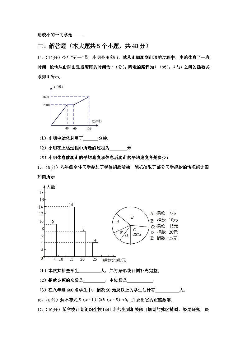 湖北省武汉洪山区五校联考2024年九上数学开学教学质量检测试题【含答案】第3页
