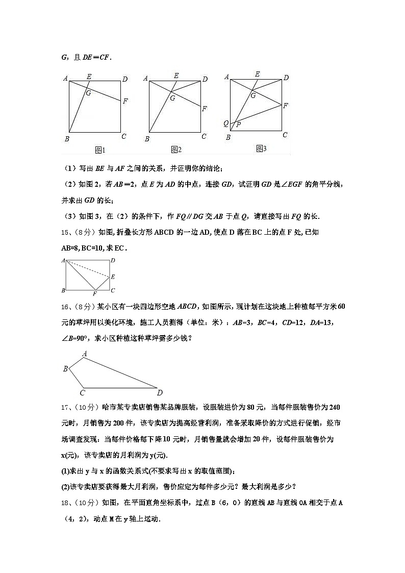 湖南省娄底娄星区四校联考2024-2025学年数学九年级第一学期开学质量跟踪监视试题【含答案】第3页