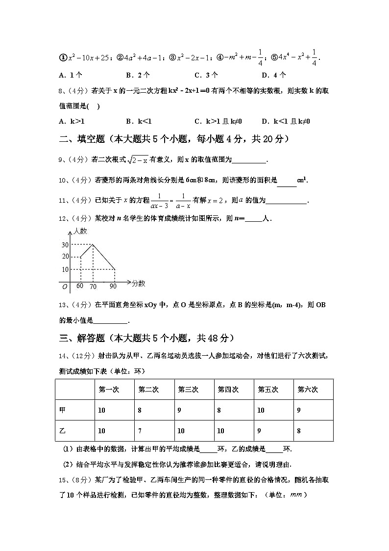 湖南省长沙市长郡教育集团2024年数学九年级第一学期开学考试试题【含答案】第2页