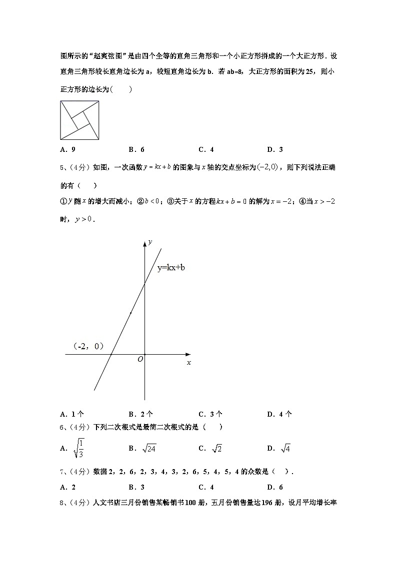 吉林省长春市第157中学2025届数学九上开学质量检测模拟试题【含答案】第2页
