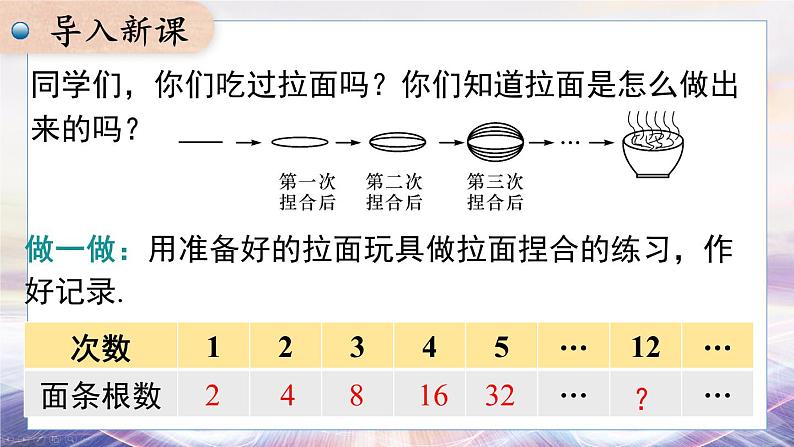 2024-2025学年 沪科版 七年级数学 上册课件 1.6 第1课时 有理数的乘方第3页