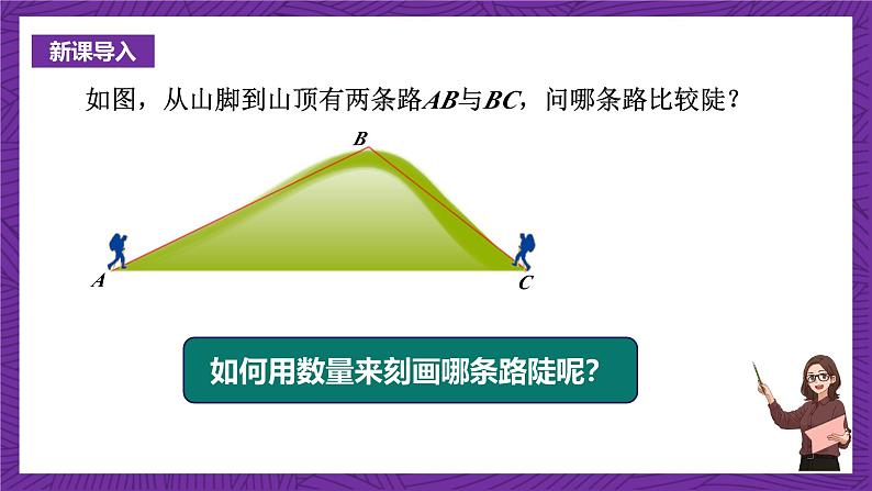 沪科版数学九上 23.2.4《 坡度与解直角三角形 》课件03