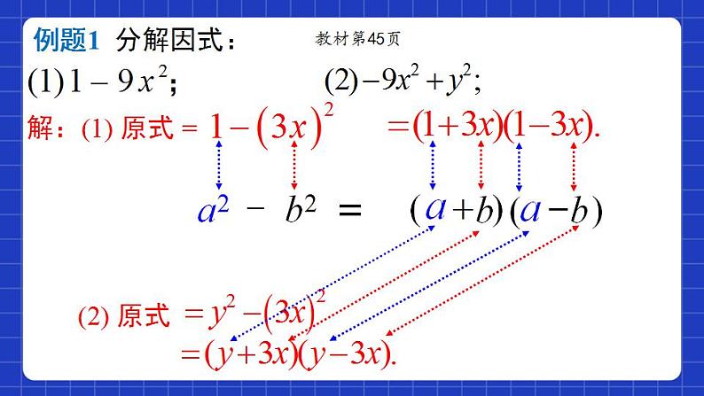 沪教版（五四制）数学七上9.14.1《公式法之运用平方差公式因式分解》（同步课件）第6页