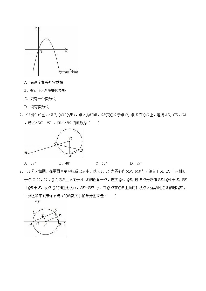 北京市十一学校晋元中学2024-2025学年九年级上学期10月月考数学试卷第2页