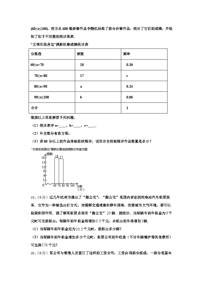 江苏省无锡市第一女子中学2024-2025学年九年级数学第一学期开学联考模拟试题【含答案】第3页