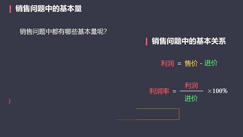 2024七年级上册数学公开课获奖课件PPT 人教版 3.4 第2课时 销售中的盈亏第6页