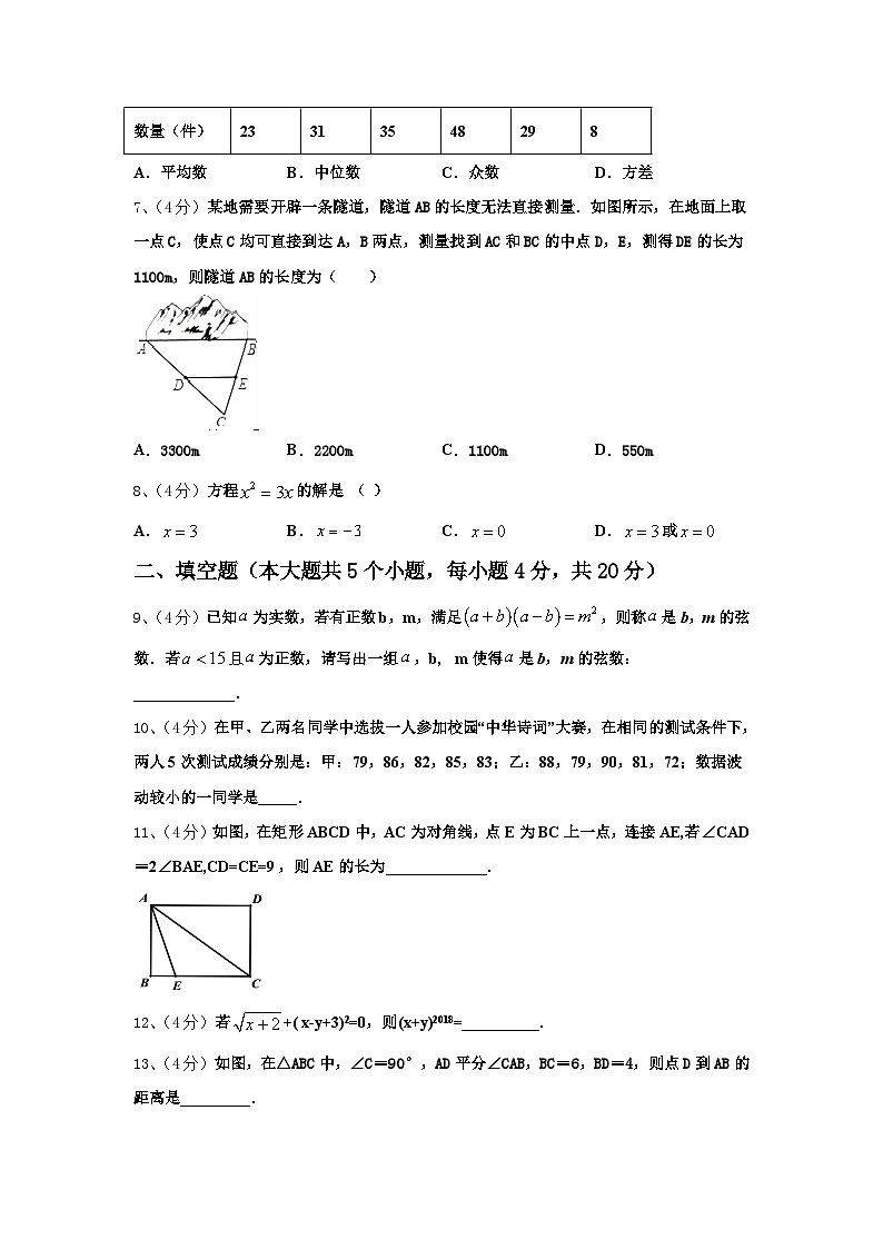 江西省新余市名校2024年数学九年级第一学期开学质量检测试题【含答案】第2页