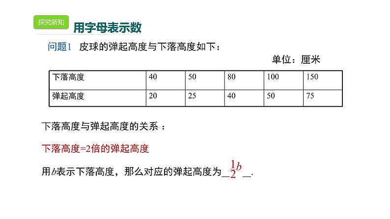 4.1 用字母表示数 浙教版七年级数学上册课件第5页