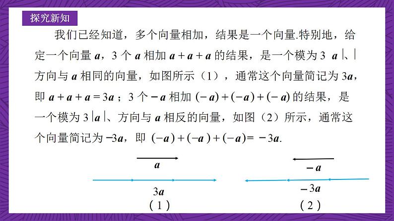 沪教版（五四制）数学九上24.6-24.7《平面向量的线性运算》（课件）第3页