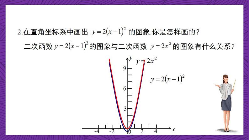 沪教版（五四制）数学九上26.2《特殊二次函数的图像》（第2课时）（课件）第7页