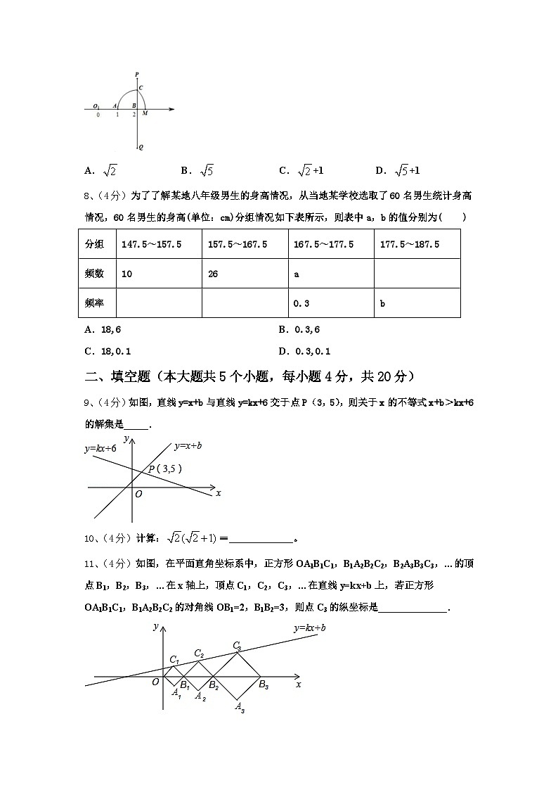 内蒙古巴彦淖尔市第五中学2024-2025学年数学九年级第一学期开学考试试题【含答案】第3页