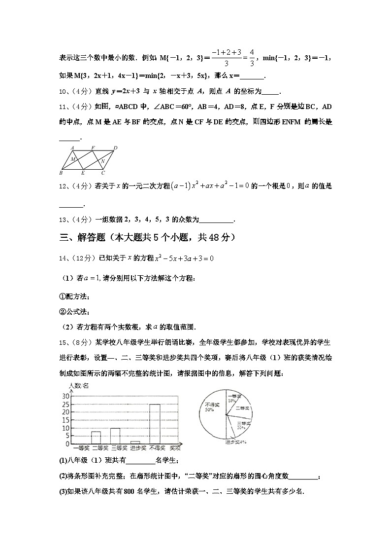 内蒙古自治区赤峰市翁牛特旗乌敦套海中学2025届数学九上开学调研模拟试题【含答案】第3页