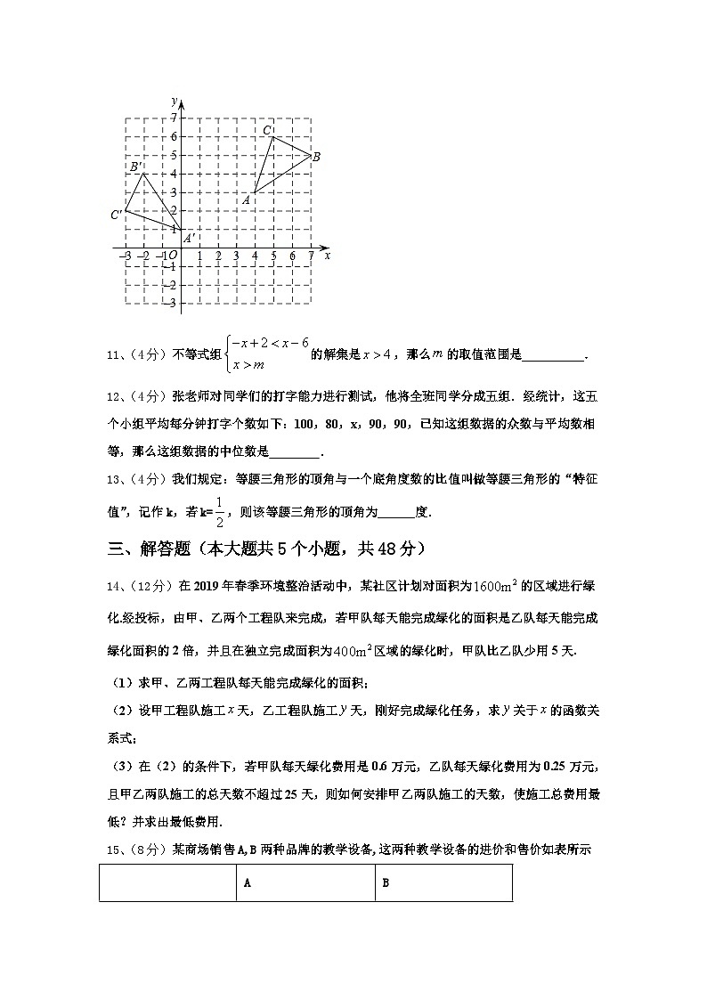 山东省菏泽市曹县2025届数学九年级第一学期开学综合测试模拟试题【含答案】03