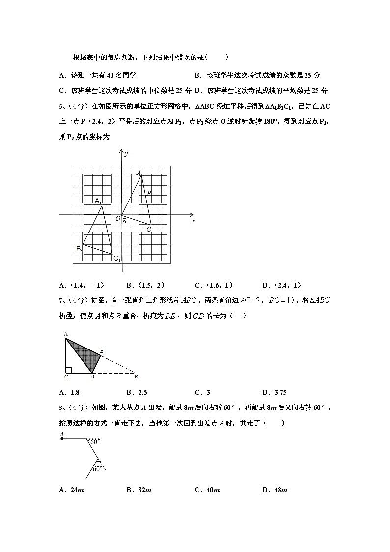 山东省济南市平阴县2024年九年级数学第一学期开学学业质量监测模拟试题【含答案】第2页