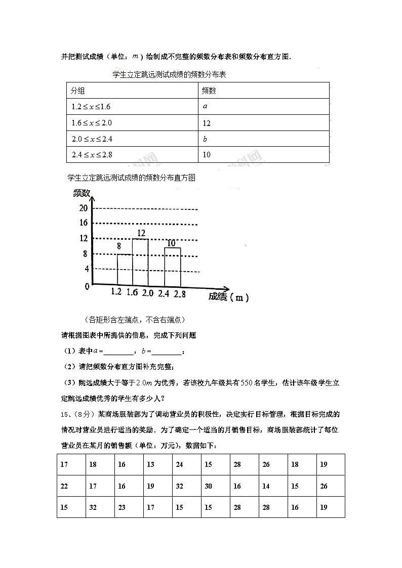山东省巨野县麒麟镇第一中学2025届数学九上开学联考试题【含答案】第3页