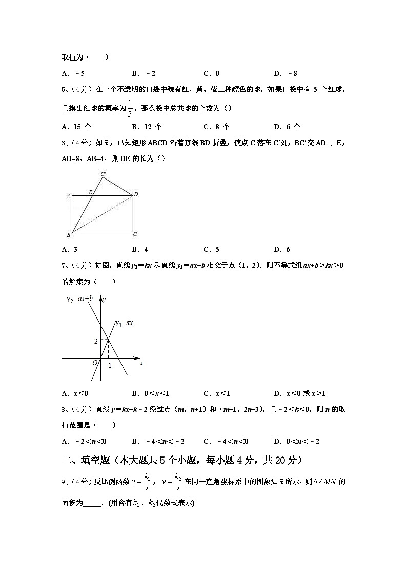 山东省青岛市西海岸新区四中学2024年数学九年级第一学期开学综合测试试题【含答案】第2页