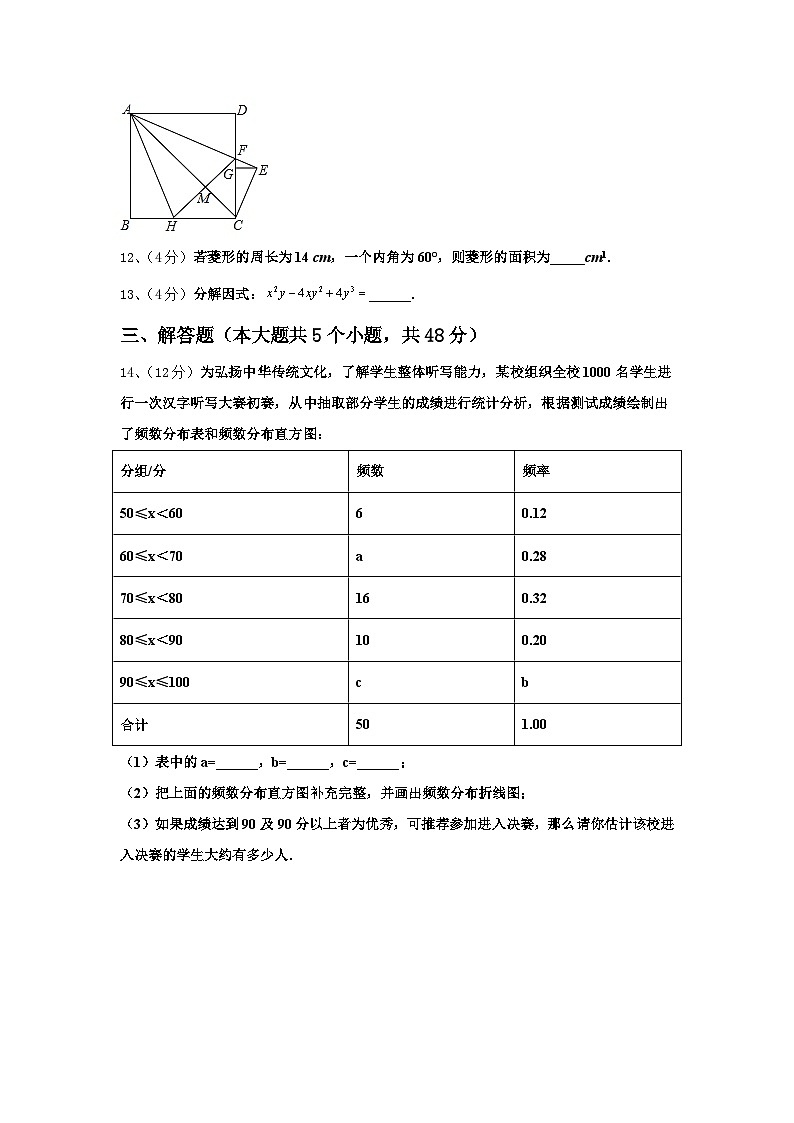 山东省潍坊市安丘市职工子弟学校2024年数学九年级第一学期开学统考模拟试题【含答案】03