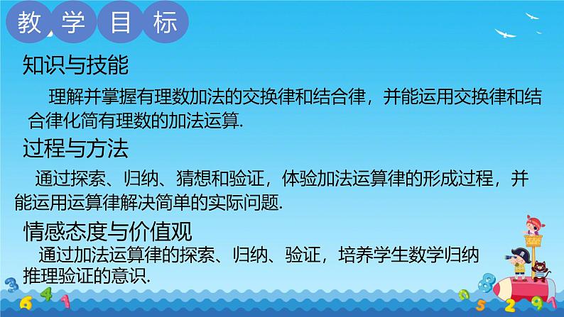 2024七年级上册数学公开课获奖课件PPT 人教版 1.3.1 第2课时 有理数加法的运算律及运用第2页