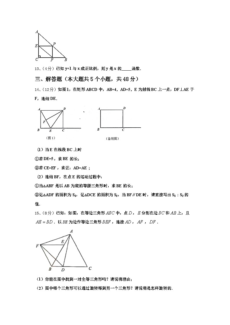 四川省成都南开为明学校2025届数学九上开学调研模拟试题【含答案】第3页