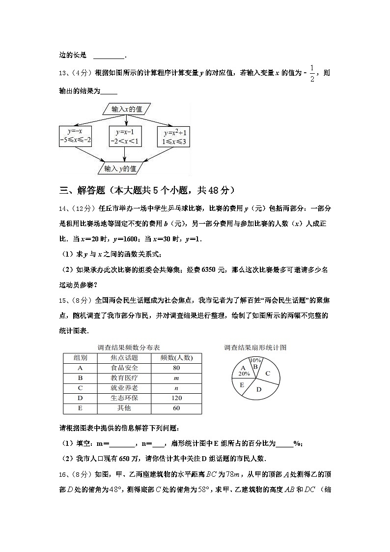 四川省甘孜州道孚一中学2025届九上数学开学预测试题【含答案】第3页