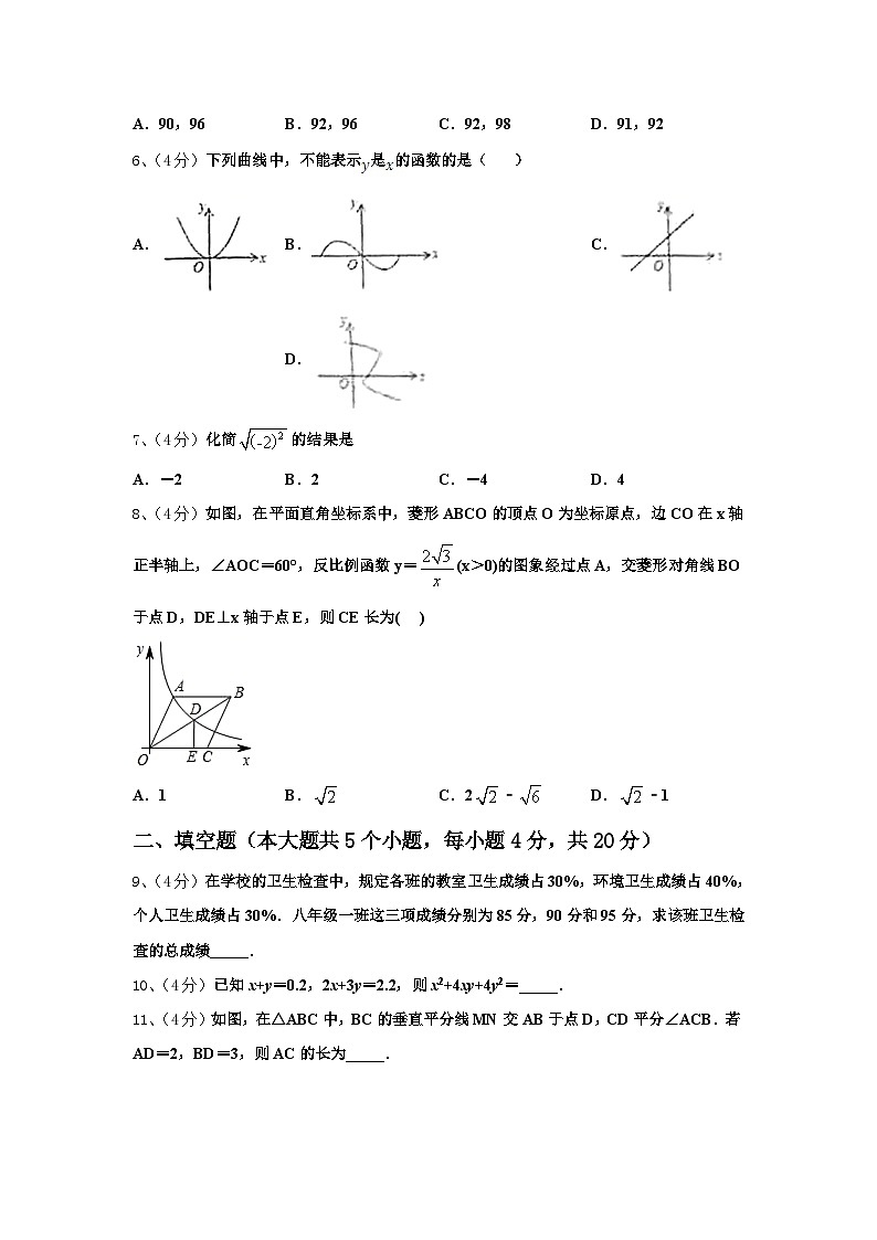 天津市滨海新区枫叶国际学校2024年九上数学开学教学质量检测模拟试题【含答案】第2页