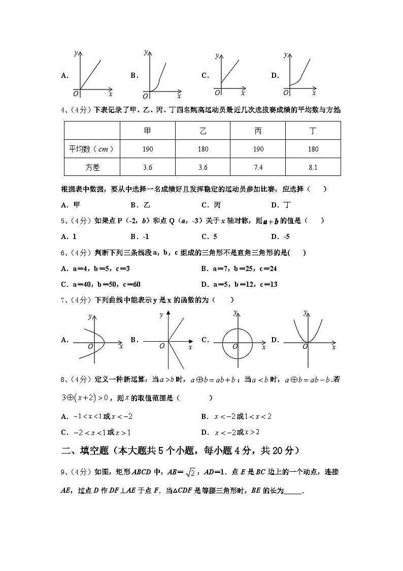 天津市部分区2024年九年级数学第一学期开学达标检测模拟试题【含答案】02