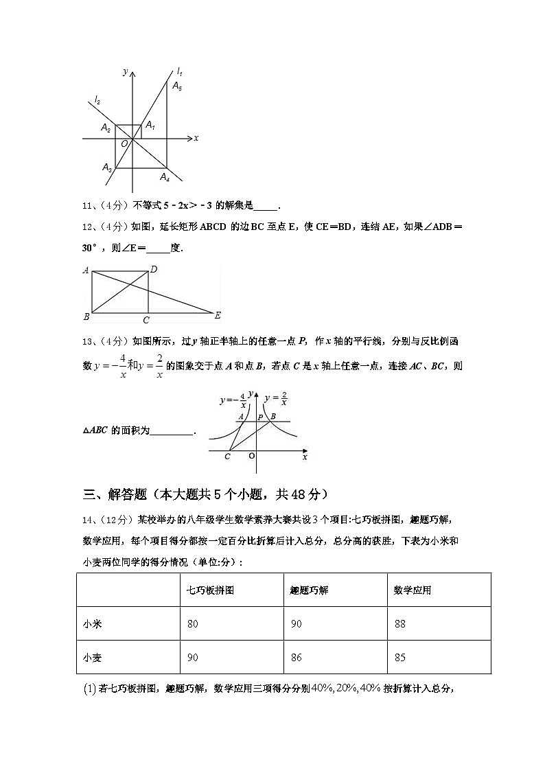 浙江省杭州市萧山区城厢片五校2025届数学九年级第一学期开学综合测试模拟试题【含答案】第3页
