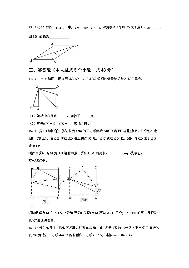 浙江省嘉兴市海盐县2024年九上数学开学统考试题【含答案】第3页