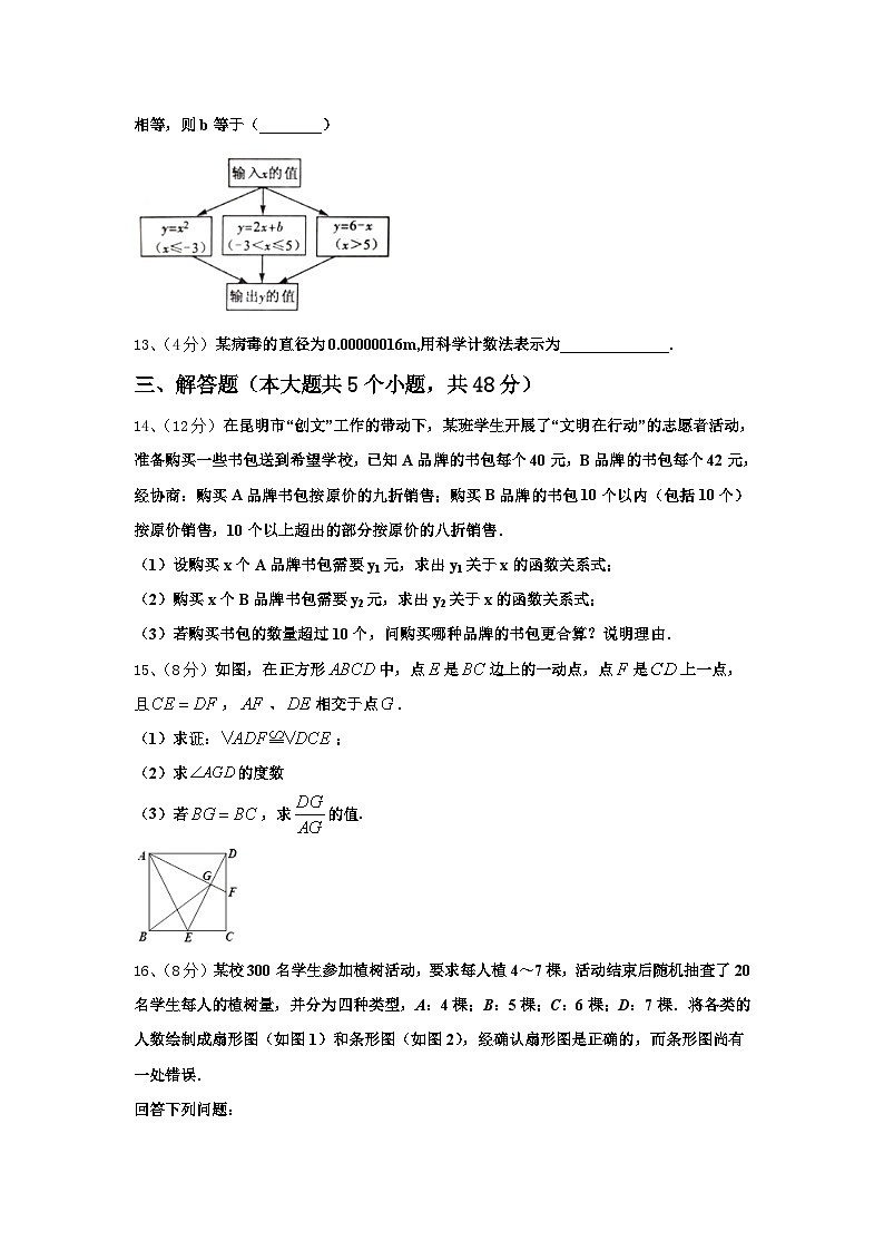 浙江省台州市天台实验中学2024-2025学年数学九年级第一学期开学学业质量监测模拟试题【含答案】第3页