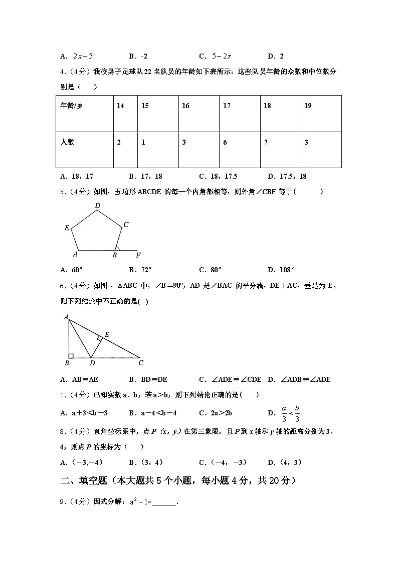 浙江省台州市温岭市五校联考2024-2025学年数学九年级第一学期开学检测模拟试题【含答案】第2页