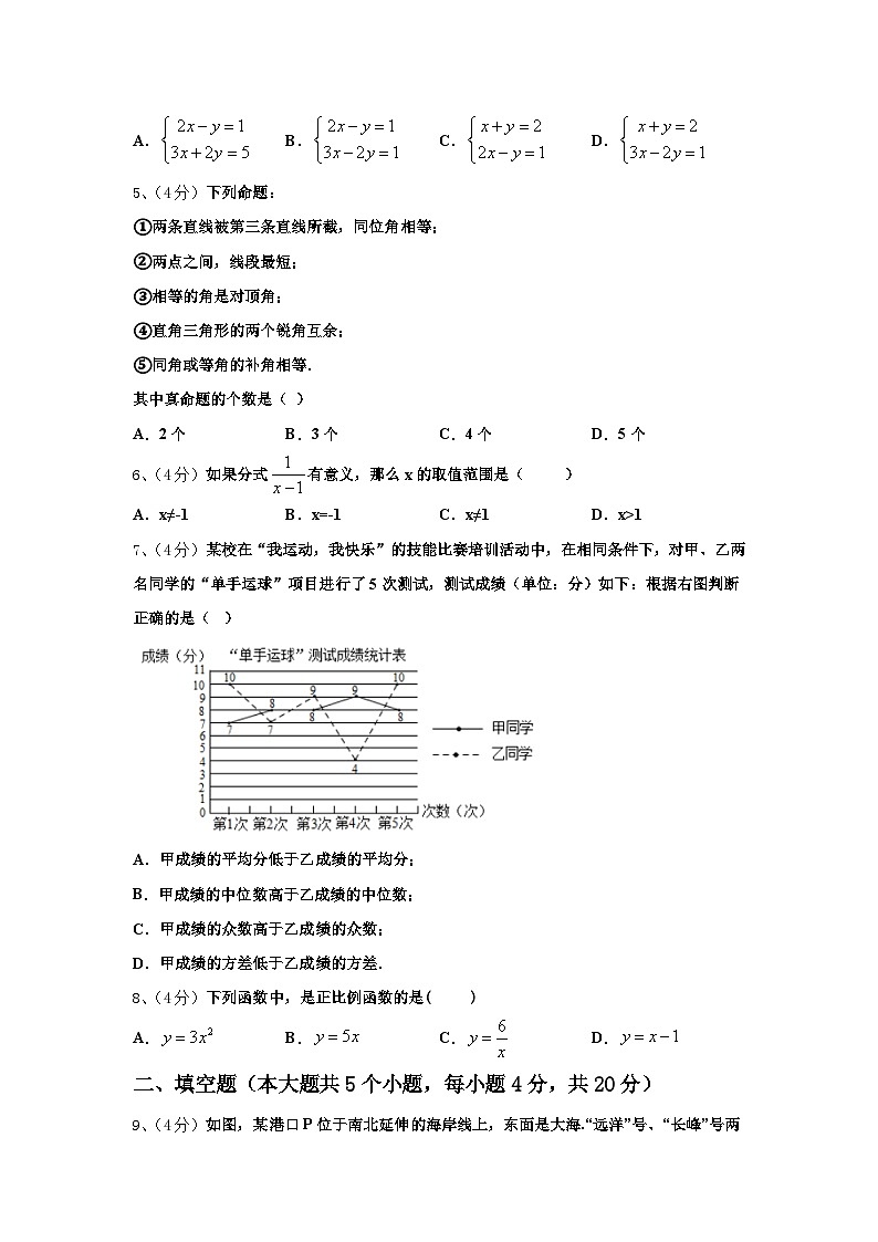 浙江嵊州蒋镇学校2024-2025学年数学九上开学达标检测模拟试题【含答案】第2页