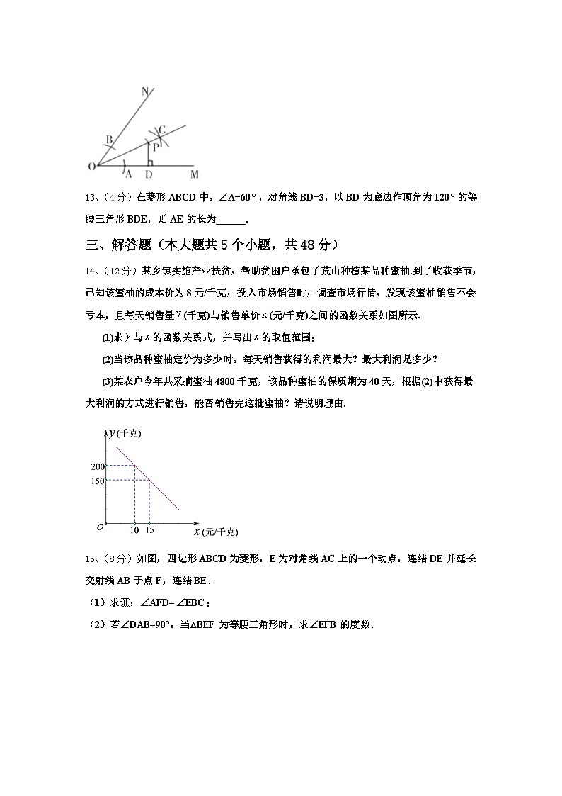 重庆市秀山县2024-2025学年九上数学开学综合测试试题【含答案】第3页