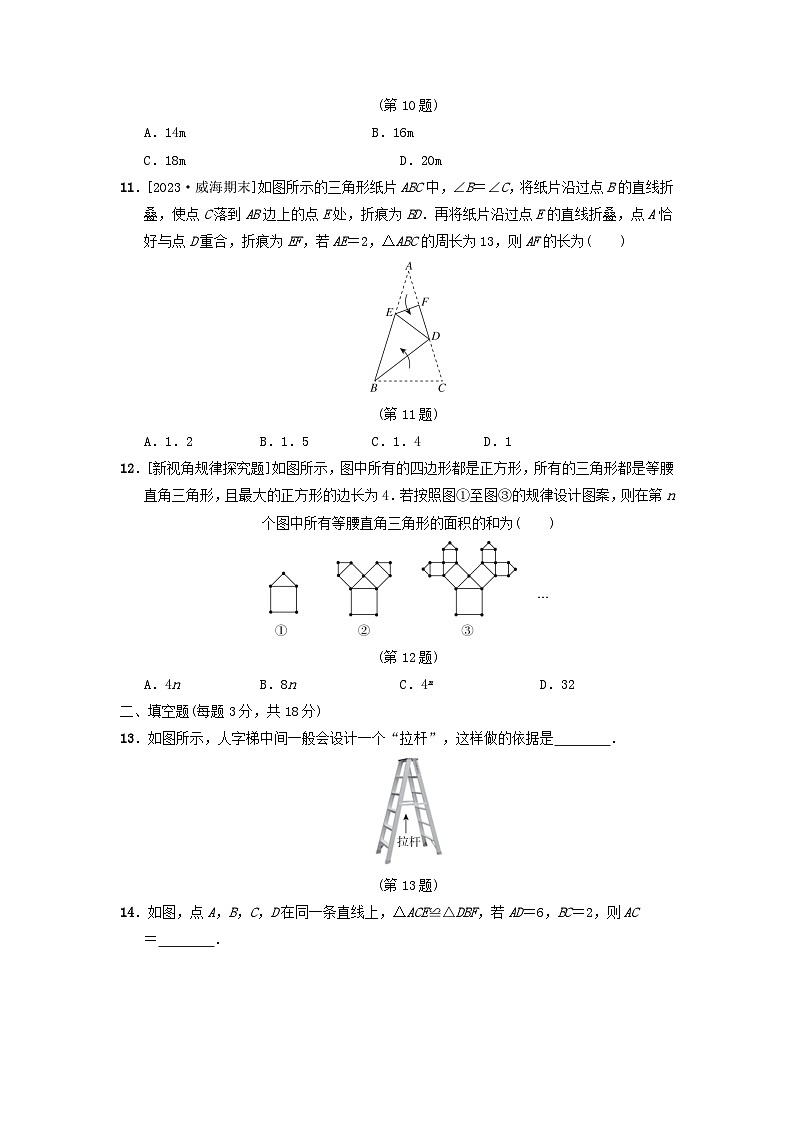2024七年级数学上学期期中综合素质评价试卷（附答案鲁教版五四制）第3页