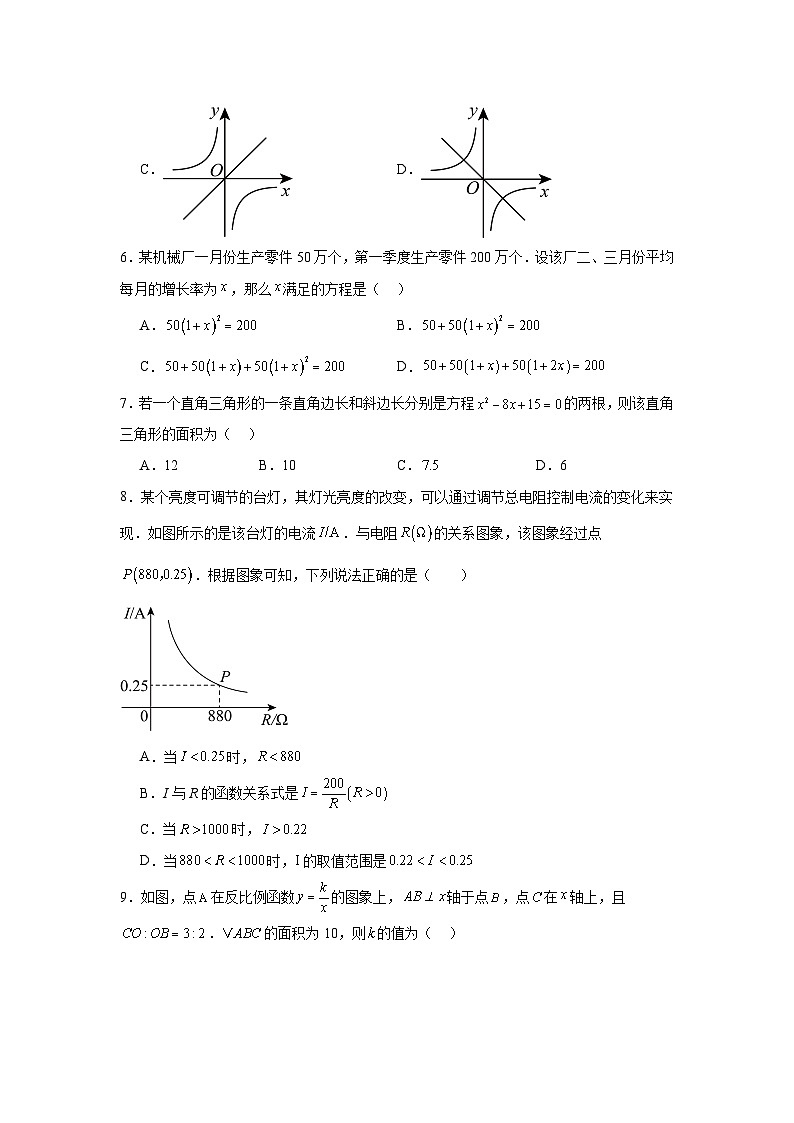 湖南省常德芷兰实验学校等多校2024-2025学年九年级上学期第一次月考数学试题第2页