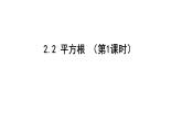 最新北师版八上数学2.2平方根（第1课时）课件
