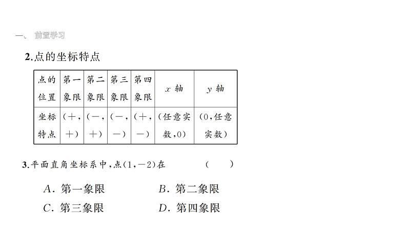 最新北师版八上数学3.2平面直角坐标系（第1课时）课件04