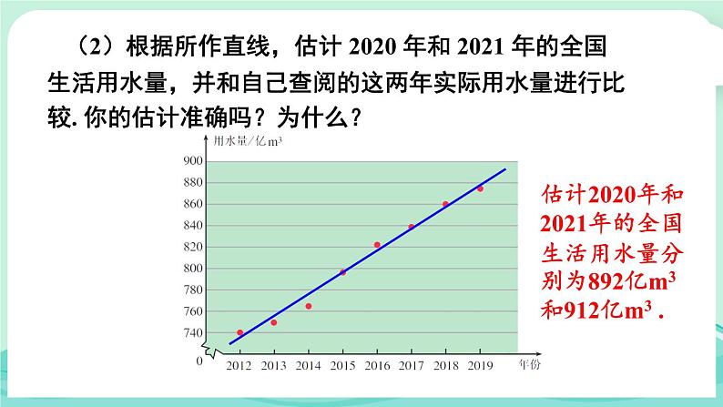 最新人教版七下数学 10.3 课题学习 从数据谈节水（课件）第7页